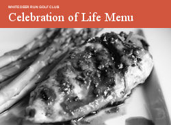 Celebration of Life Menu